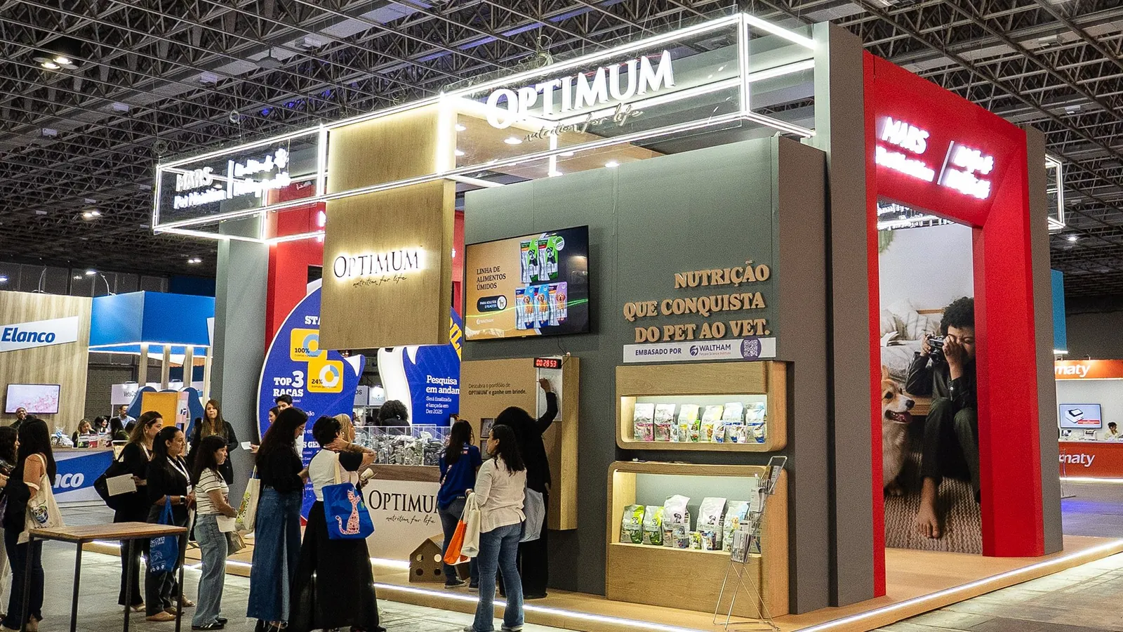 Stand premiado na categoria Cenografia em Stand